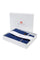 Gift Box with matching blue copy hat and scarf