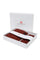 Gift Box with matching burgundy hat and scarf