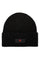 Black hat in wool blend tricot
