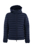 Doudoune bleu nuit LUCAS en nylon avec capuche