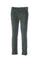 Pantalone corduroy verde in velluto a coste con una pince