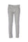 Pantalone corduroy grigio in velluto a coste con una pince