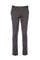 Dark brown trousers in technical fabric with elastic waist