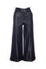 Pantalon cropped jupe-culotte noir