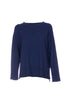 Midnight blue sweater with crew neck