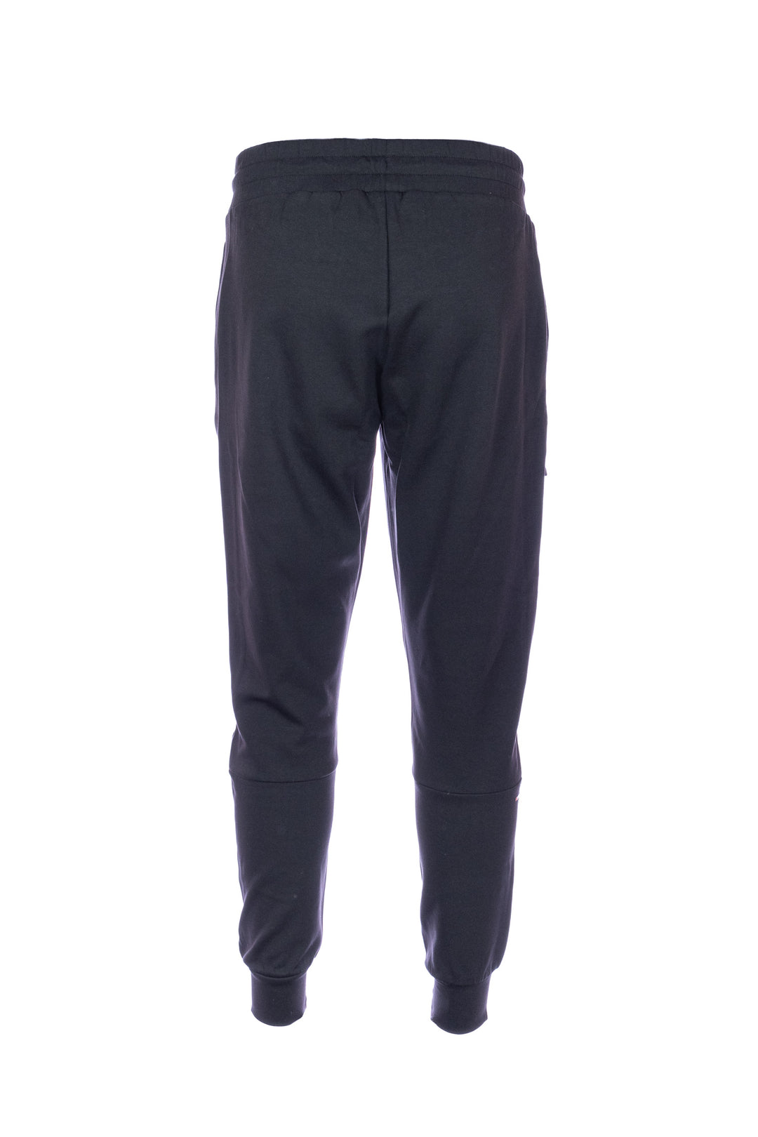 Pantalone sportivo nero in cotone stretch