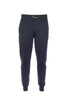 Pantalone sportivo nero in cotone stretch