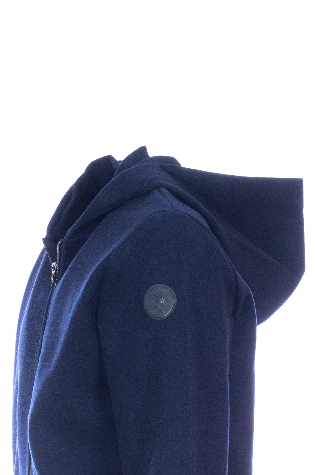 Felpa Nole blu navy con cappuccio e patch U.S. Polo Assn.