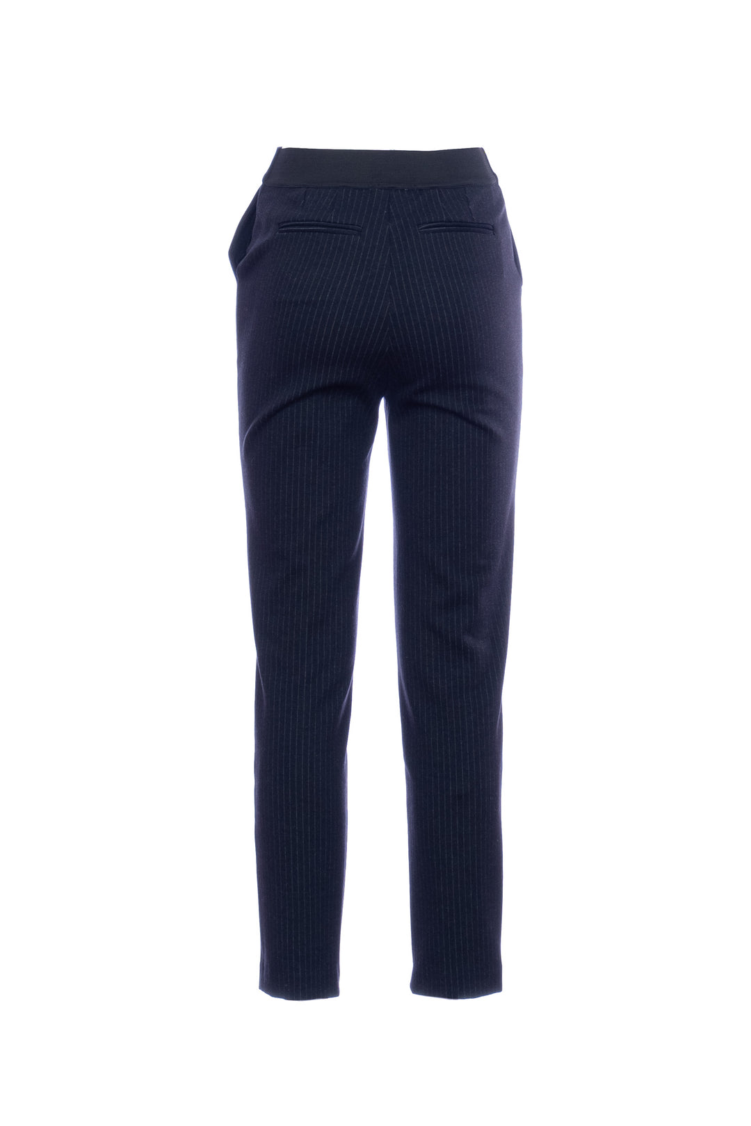 FRACOMINA Pantalone chino slim darkgrey in tessuto stretch gessato - Mancinelli 1954