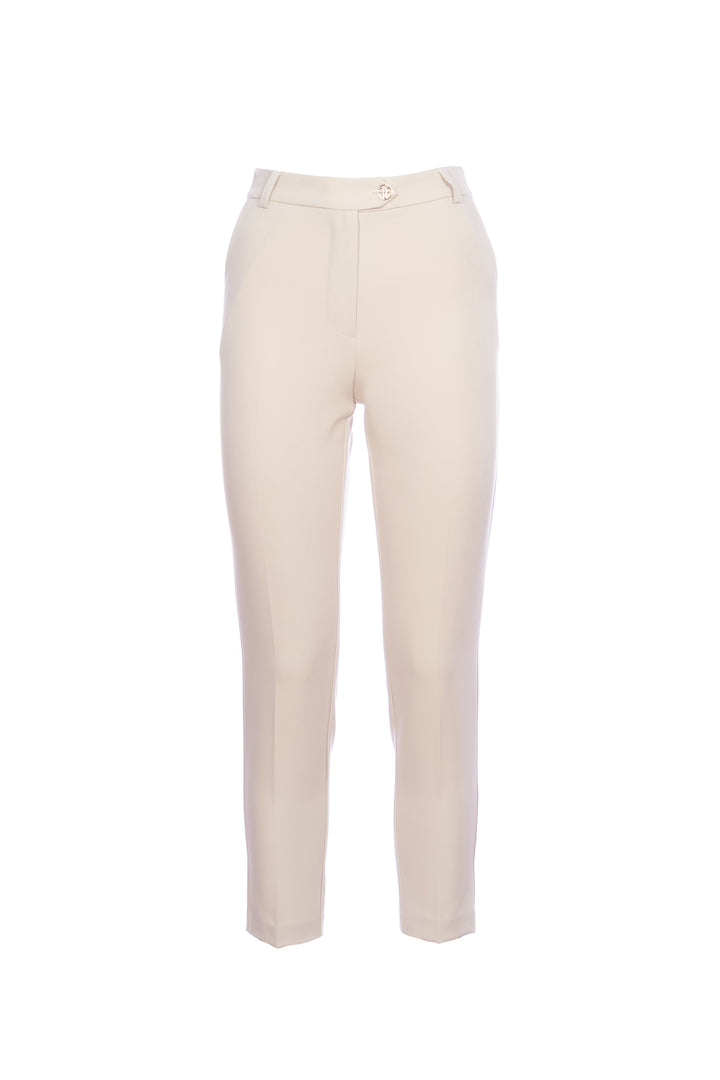 FRACOMINA Pantalone chino slim sabbia in tessuto stretch - Mancinelli 1954