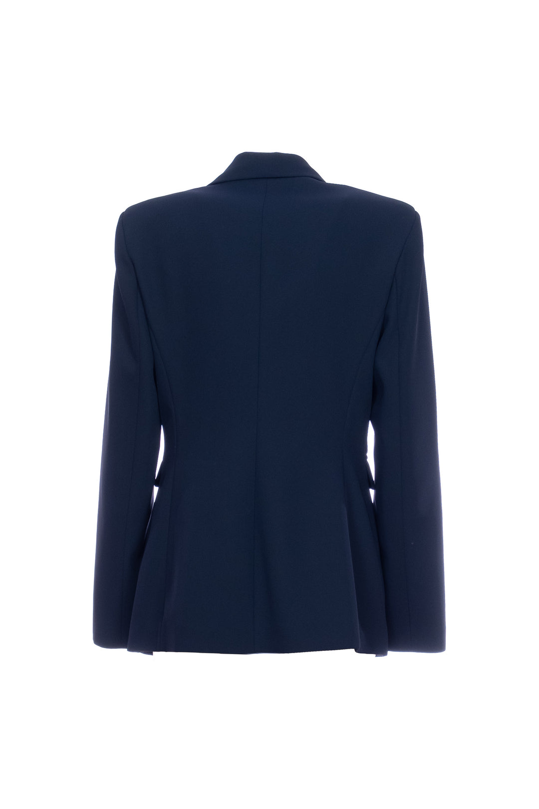 KAOS Giacca blazer doppiopetto blu notte in crêpe - Mancinelli 1954