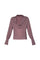 Blusa rosa cipria in georgette con scollo a V