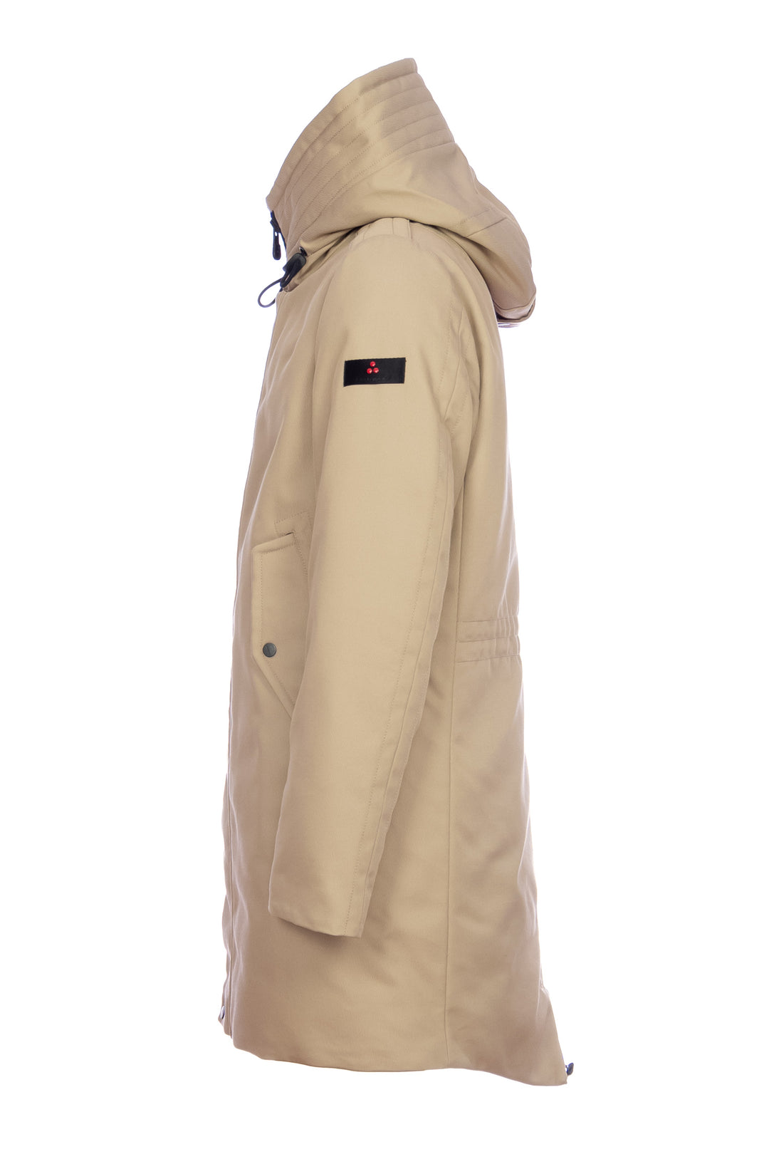 PEUTEREY Parka resistente beige in tessuto a tre starti - Mancinelli 1954