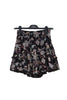 Floral print muslin mini skirt