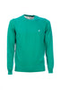 Quetzal green crew neck sweater in cotton