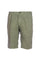 Olive green bermuda in linen with elastic waist