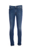 Jeans cinque tasche in denim stretch lavaggio medio