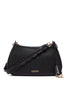 Sac à main noir éco-durable avec breloque