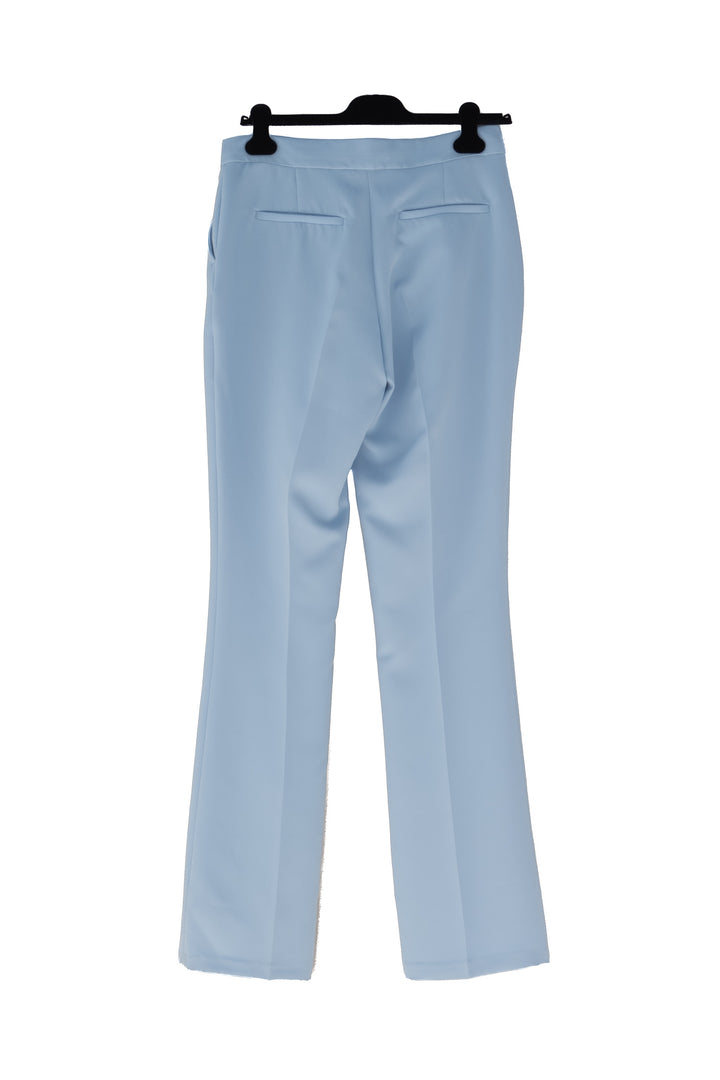 LIU JO Pantaloni flare azzurri stretch con piega stirata - Mancinelli 1954