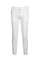 White “MUCHA” chinos in tencel cotton with turn-up
