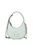 Agave green 'Moon' shoulder bag with Oval T