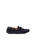 Blue Suede Driver Moccasin