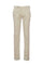 Beige “MORELLO” trousers in stretch cotton and silk blend