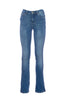 Jeans skinny “Bella” perfect bootcut in denim stretch lavaggio medio