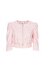 Giacca regular cropped rosa