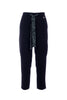 Pantaloni regular neri modello jogger