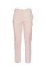 Pink regular chino trousers in technical fabric