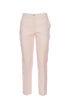 Pantaloni chino regular rosa in tessuto tecnico