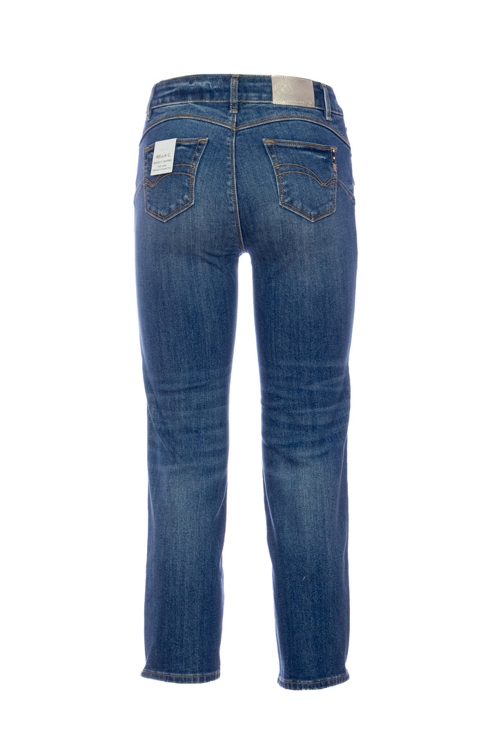 FRACOMINA Jeans skinny effetto push up in denim con lavaggio medio - Mancinelli 1954
