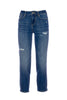 Jeans skinny effetto push up in denim con lavaggio medio