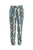 Regular jogger trousers in animal print