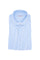 Slim shirt with white and light blue stripes in technical stretch fabric