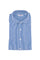 Camicia slim a righe bianche e blu in tessuto tecnico stretch