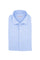 Light blue slim shirt in stretch technical fabric with dot micro-pattern