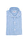 Slim shirt in white and light blue striped stretch technical fabric