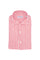 Camicia slim in tessuto tecnico stretch a righe bianche e rosse