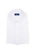 Chemise boutonnée slim en lin blanc