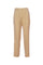 Pantalone dritto beige con pinces