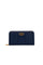Large blue zip around wallet with logo