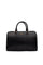 Black tumbled effect tote bag with logo