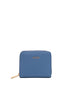 Small blue wallet with zip