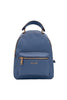 Sac à dos bleu éco-durable effet foulonné