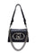 Small black LaPuffy bag with removable shoulder strap