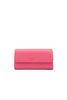 Large pink wallet with logo