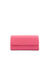 Large pink wallet with logo