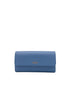 Large blue wallet with logo